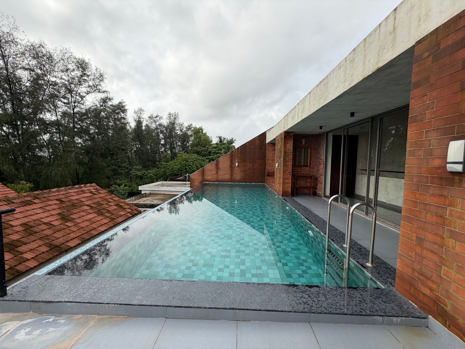 The pool and leisure deck